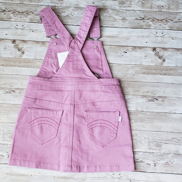 Jaime Kay Lavendar Jean Overall Dress - Picture 5 of 6